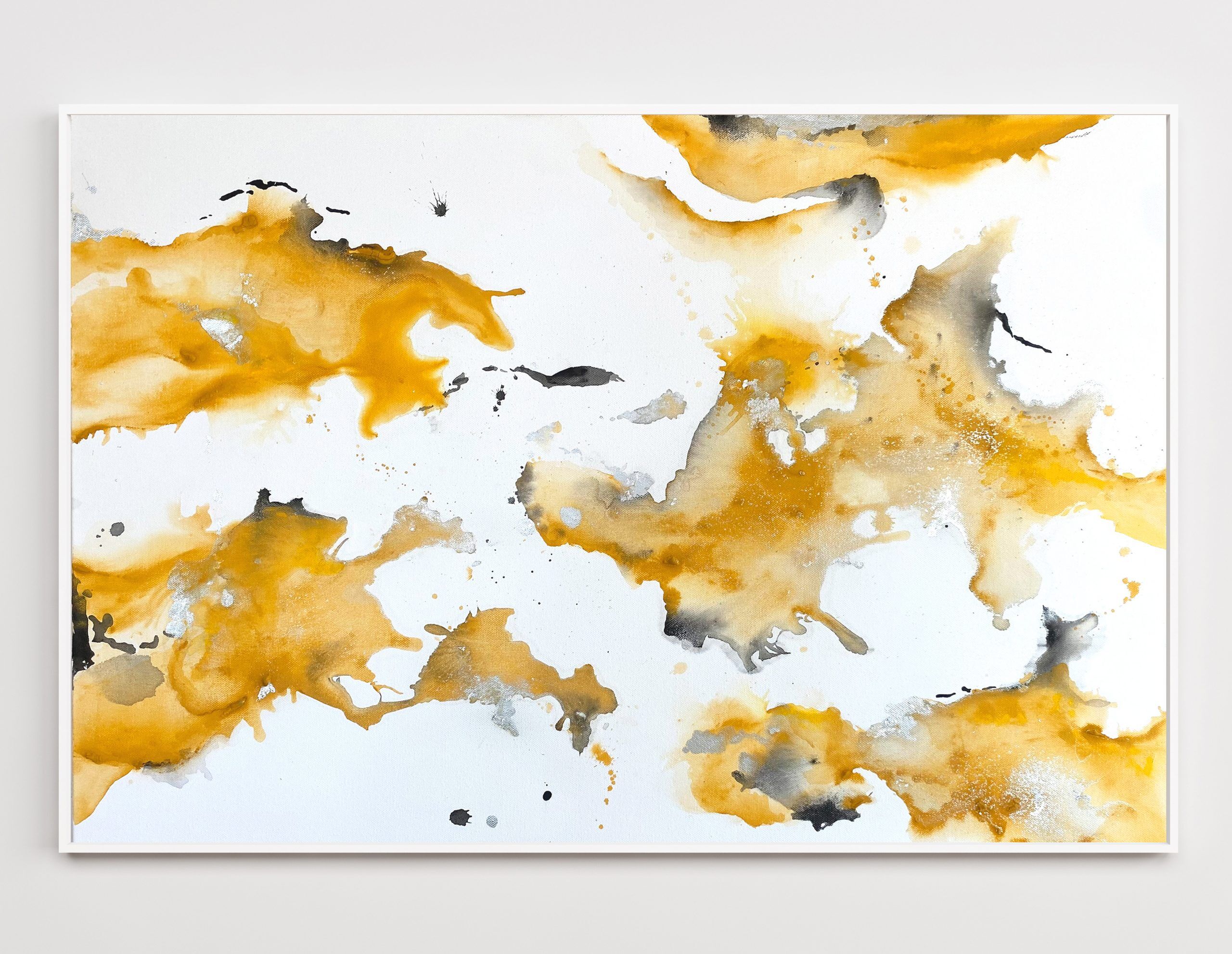 Mustard Abstract - Watercolour - Image 2